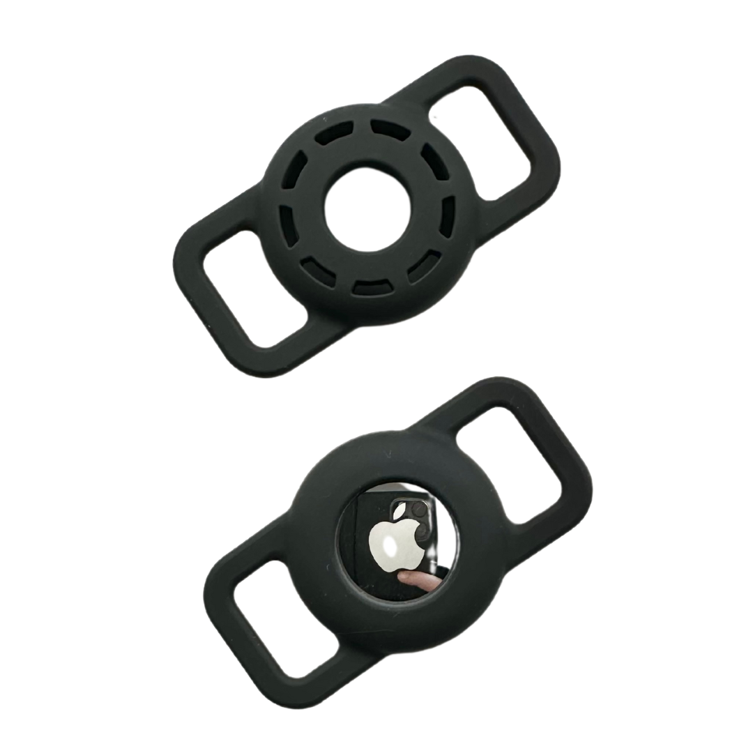 Coco & Pud Pet AirTag Holder - Black (XS/S)