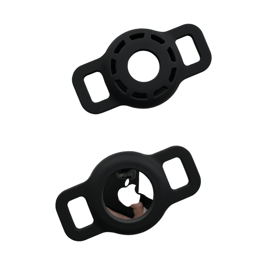 Coco & Pud Pet AirTag Holder - Black (XXS/Cat + Cat Harnesses)