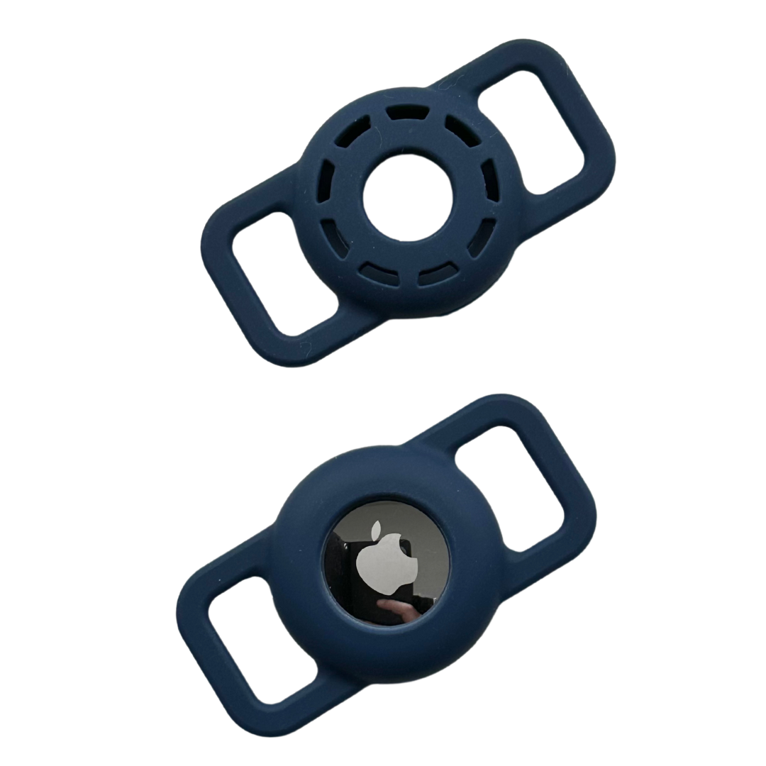 Coco & Pud Pet AirTag Holder - Navy (XS/S)