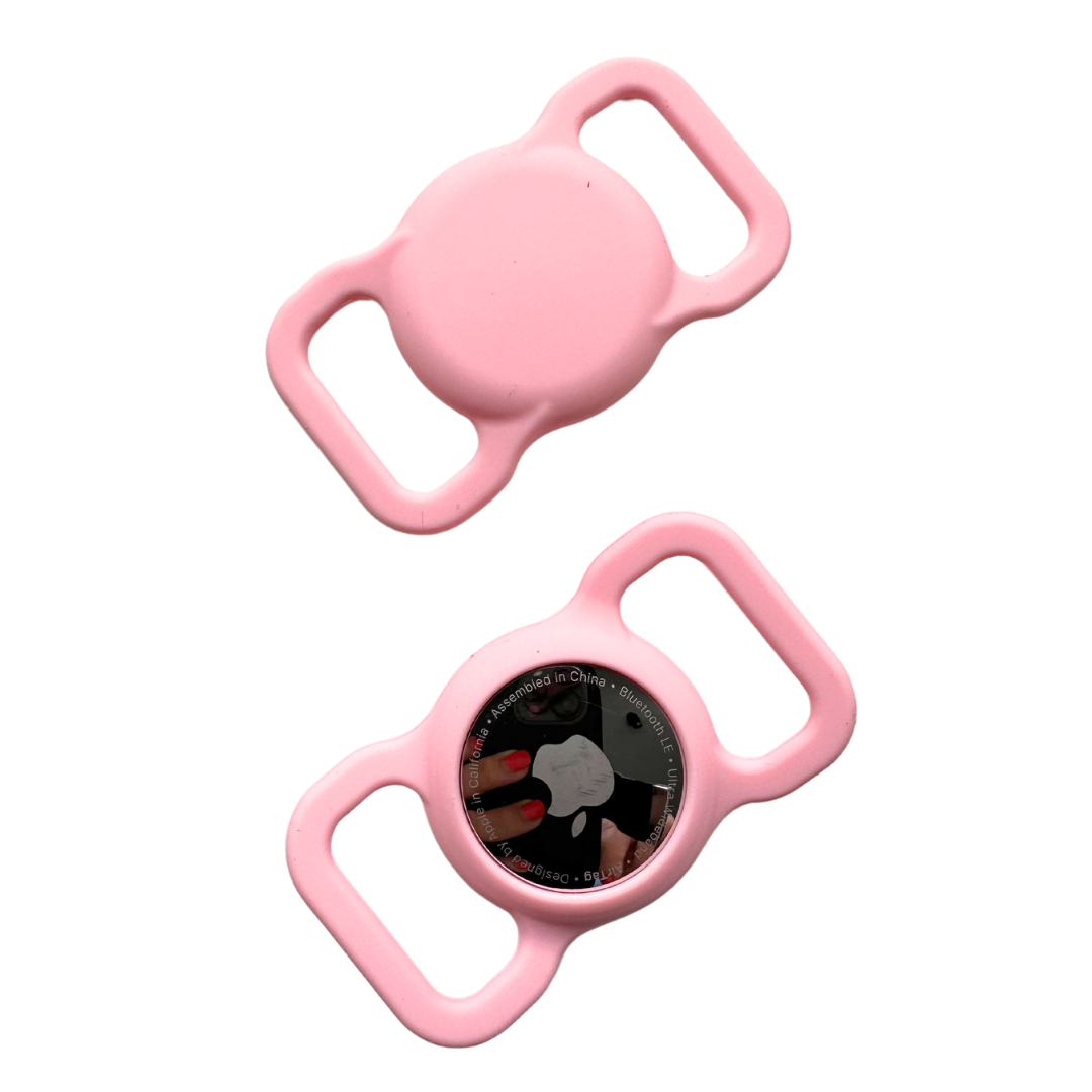 Coco & Pud Pet AirTag Holder for dogs Australia - Light Pink