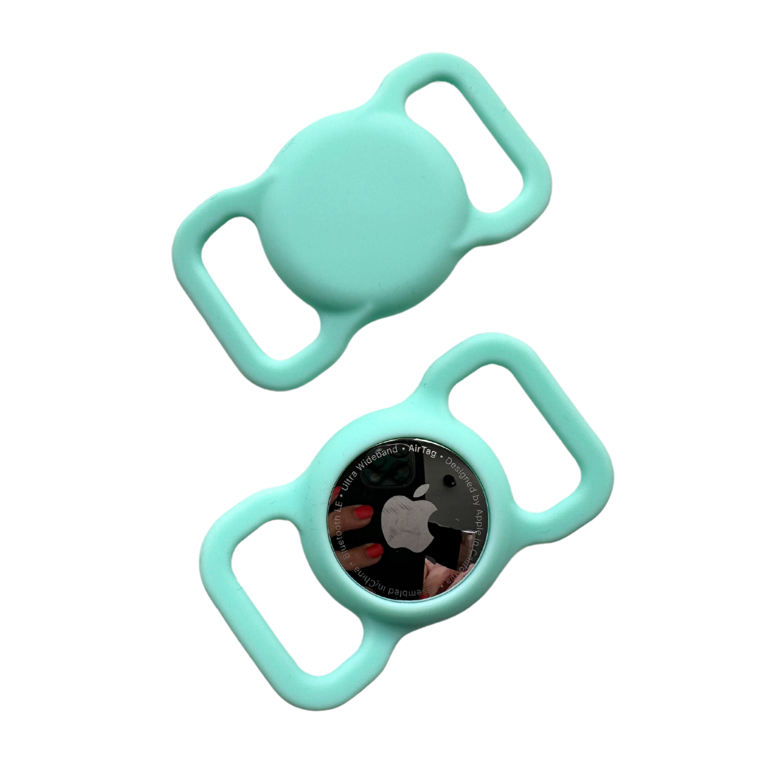Coco & Pud Pet Apple AirTag Holder for dogs Australia - Azure