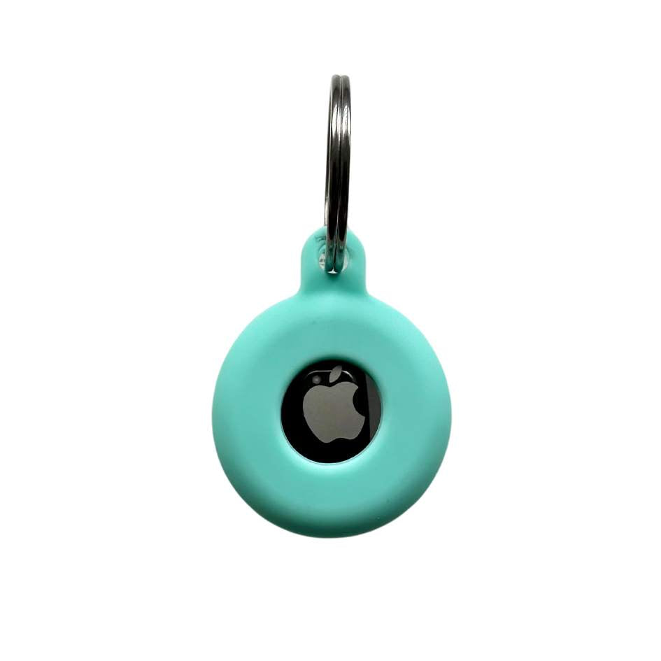 Coco & Pud Azure Pet AirTag Holder ring mounted