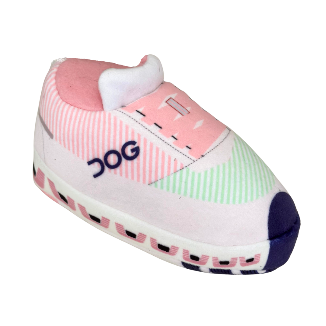 Coco & Pud DOG Workout Shoe Dog Toy angle view - Haute Diggity Dog