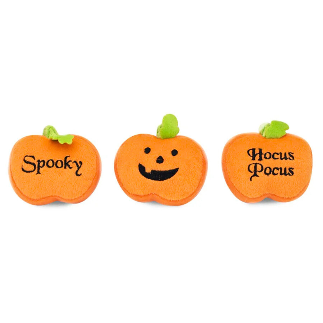 Coco & Pud Halloween Miniz 3 Pack Pumpkins DOg Toys - Zippy Paws