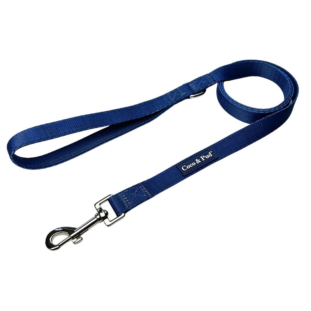 Coco & Pud Essential Pup Dog Lead - Navy