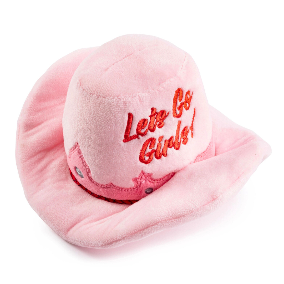 Coco & Pud Pink Cowgirl Hat Dog Toy - Haute Diggity Dog