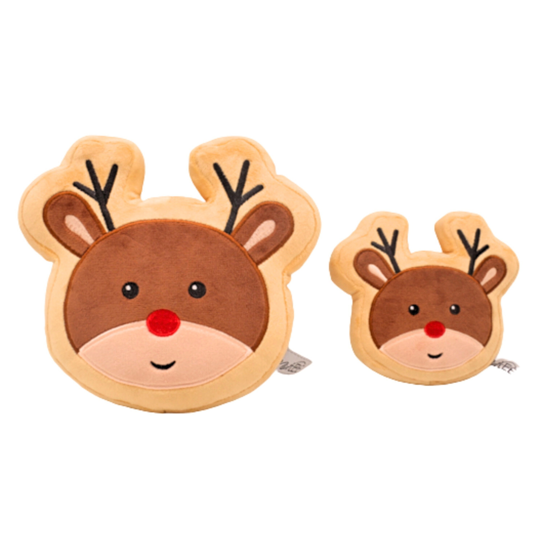 Coco & Pud Reindeer Sugar Cookie Dog Toy - Small & Large - Midlee designs