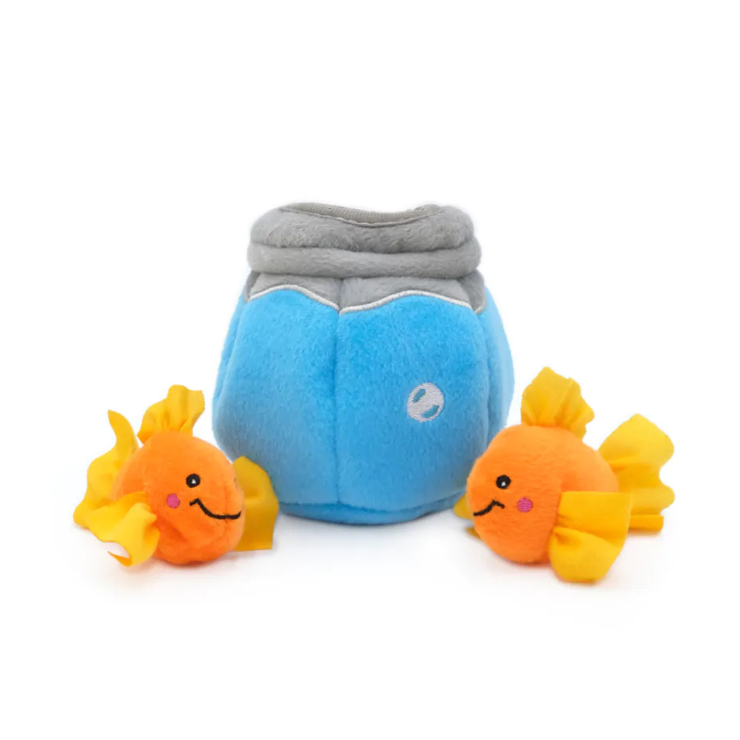 Coco & Pud Zippy Claws Fish in Bowl interactive cat toy - Zippy Paws