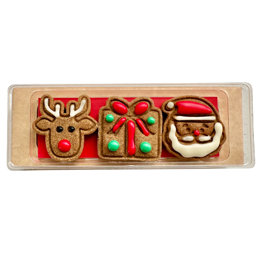 Coco & Pud Christmas Dog Treat Gift Trio 2025 - Golden Barkery