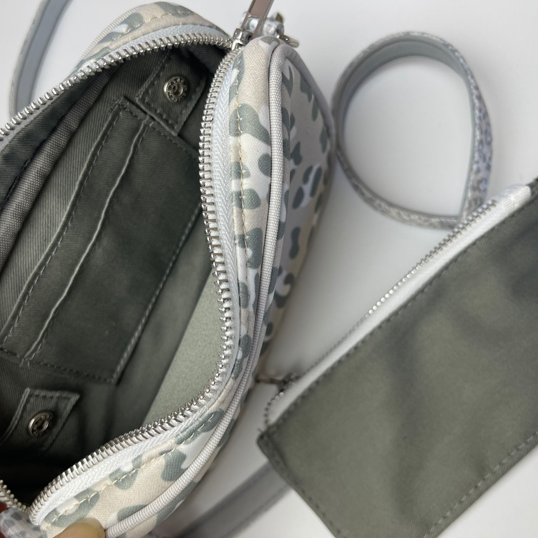 Gingham 'Dog Walking' Crossbody/Waist Bag - Rose