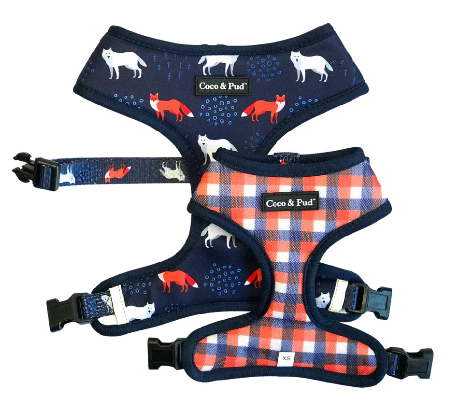 Coco & Pud Fox & Friends Reversible Harness