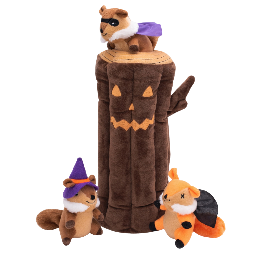 Halloween Burrow - Haunted Log - Dog Toy