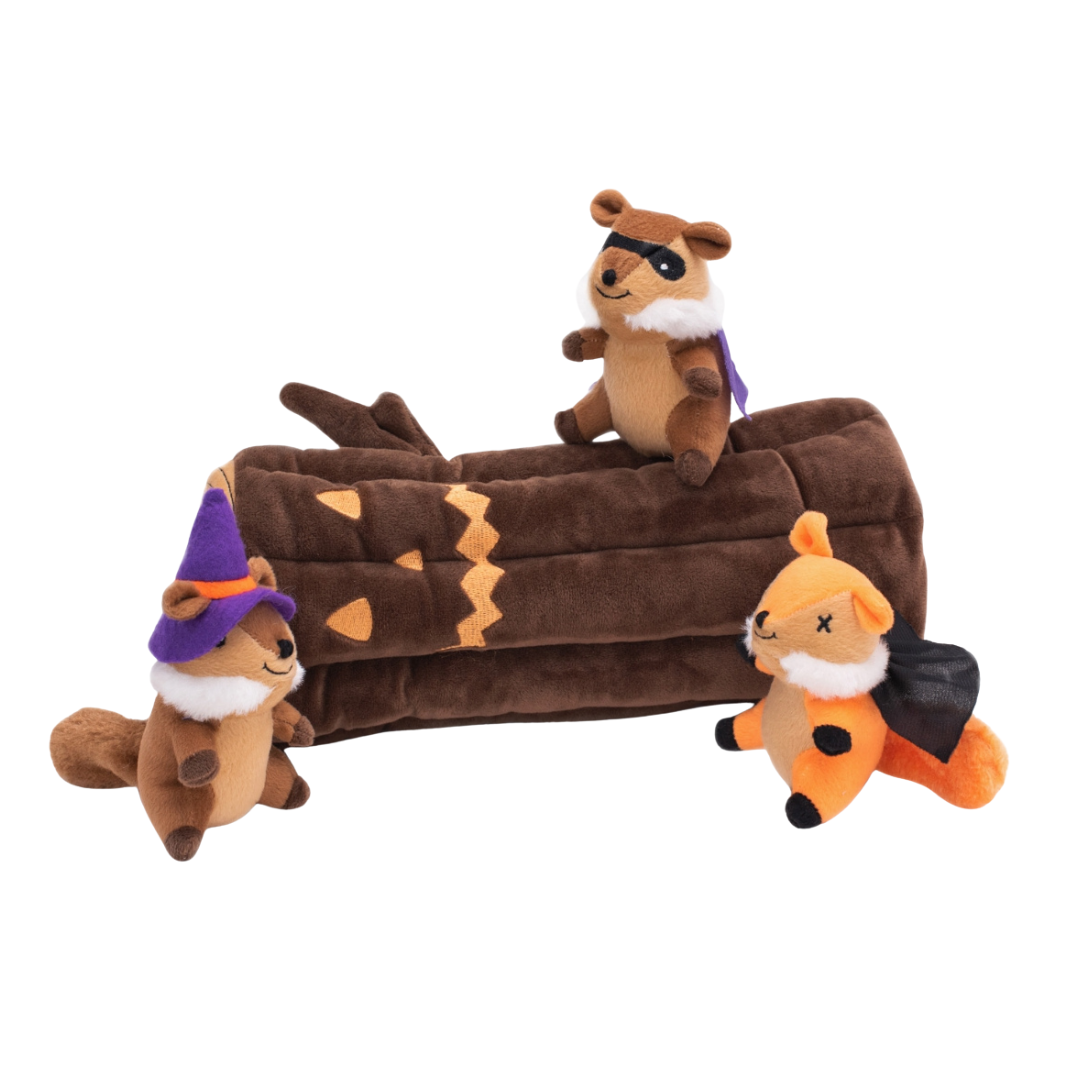 Halloween Burrow - Haunted Log - Dog Toy