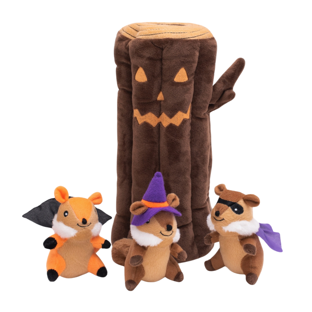 Halloween Burrow - Haunted Log - Dog Toy