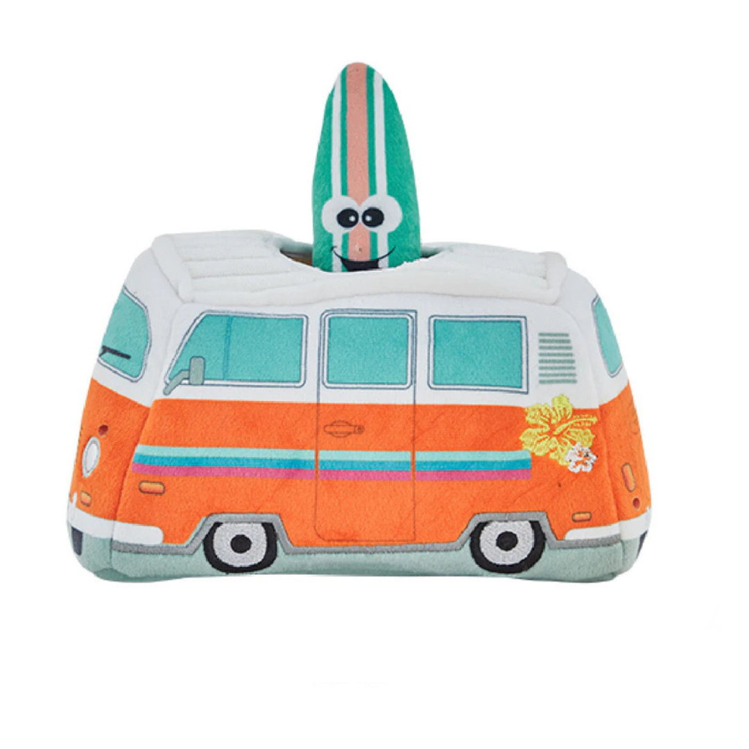 Hide-A-Surf Van Interactive Dog Toy