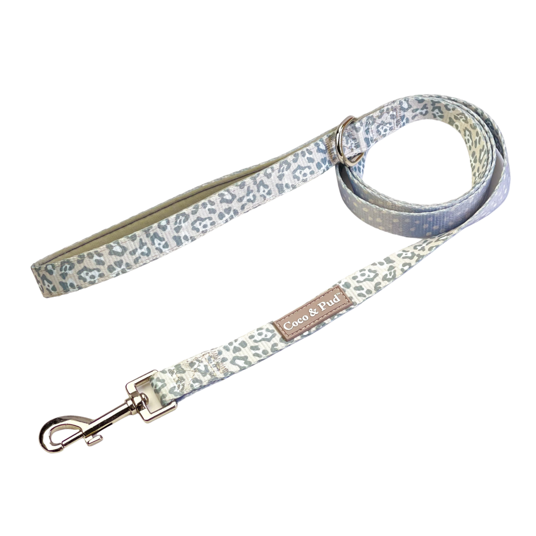 Coco & Pud Amur Leopard Reversible Dog Lead