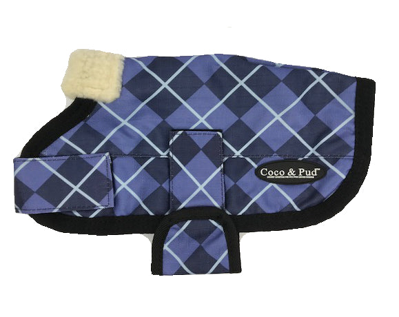 Waterproof Dog Coat 3009 - Pink Check - Coco & Pud