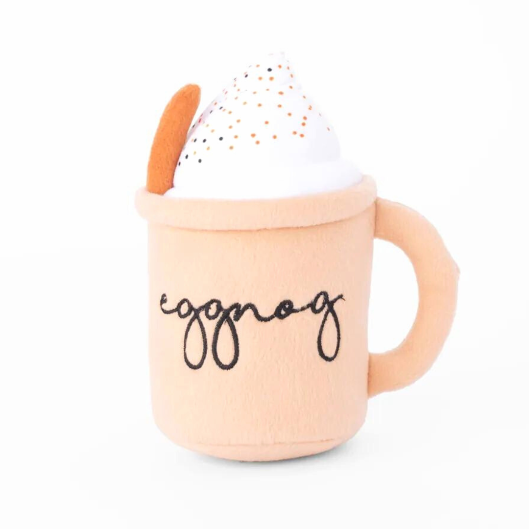 Coco & Pud Christmas Holiday Eggnog Dog Toy - Zippy Paws