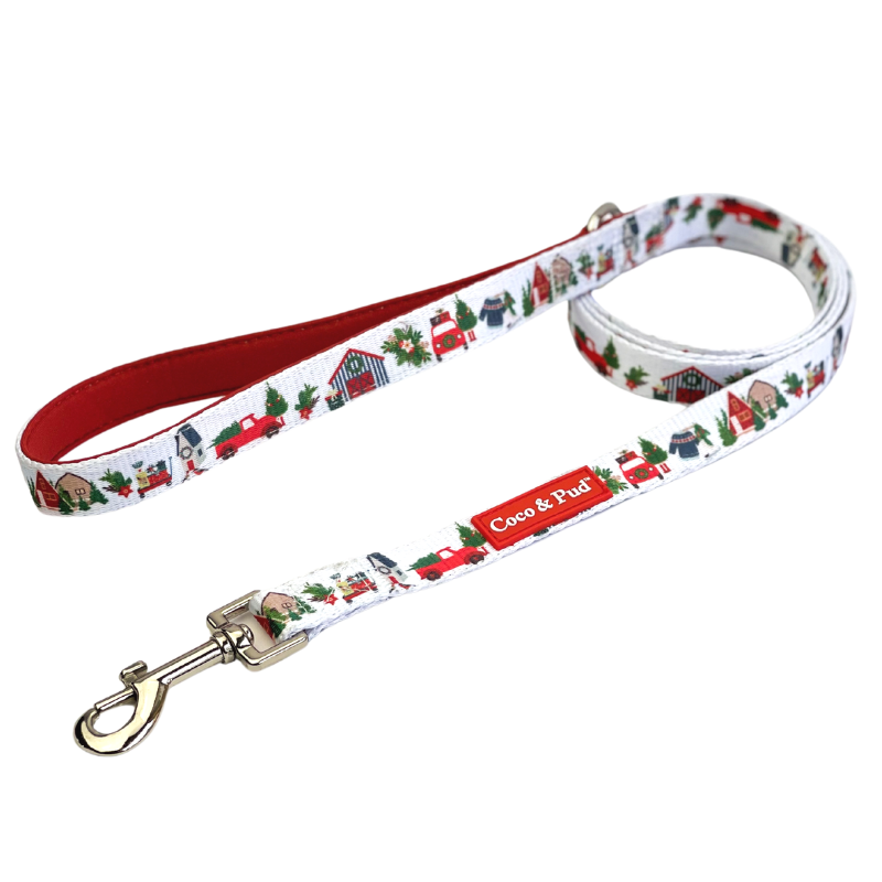 Coco & Pud Home For Christmas Dog Leash/ Lead