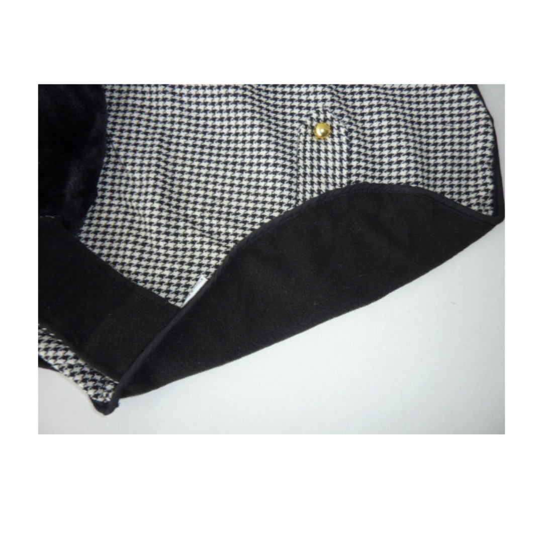 Coco & Pud Houndstooth Dog Coat - Coco & Pud