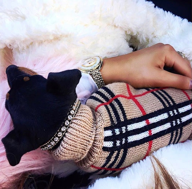 Coco & Pud Knightsbridge Dog Sweater - Beige - Coco & Pud