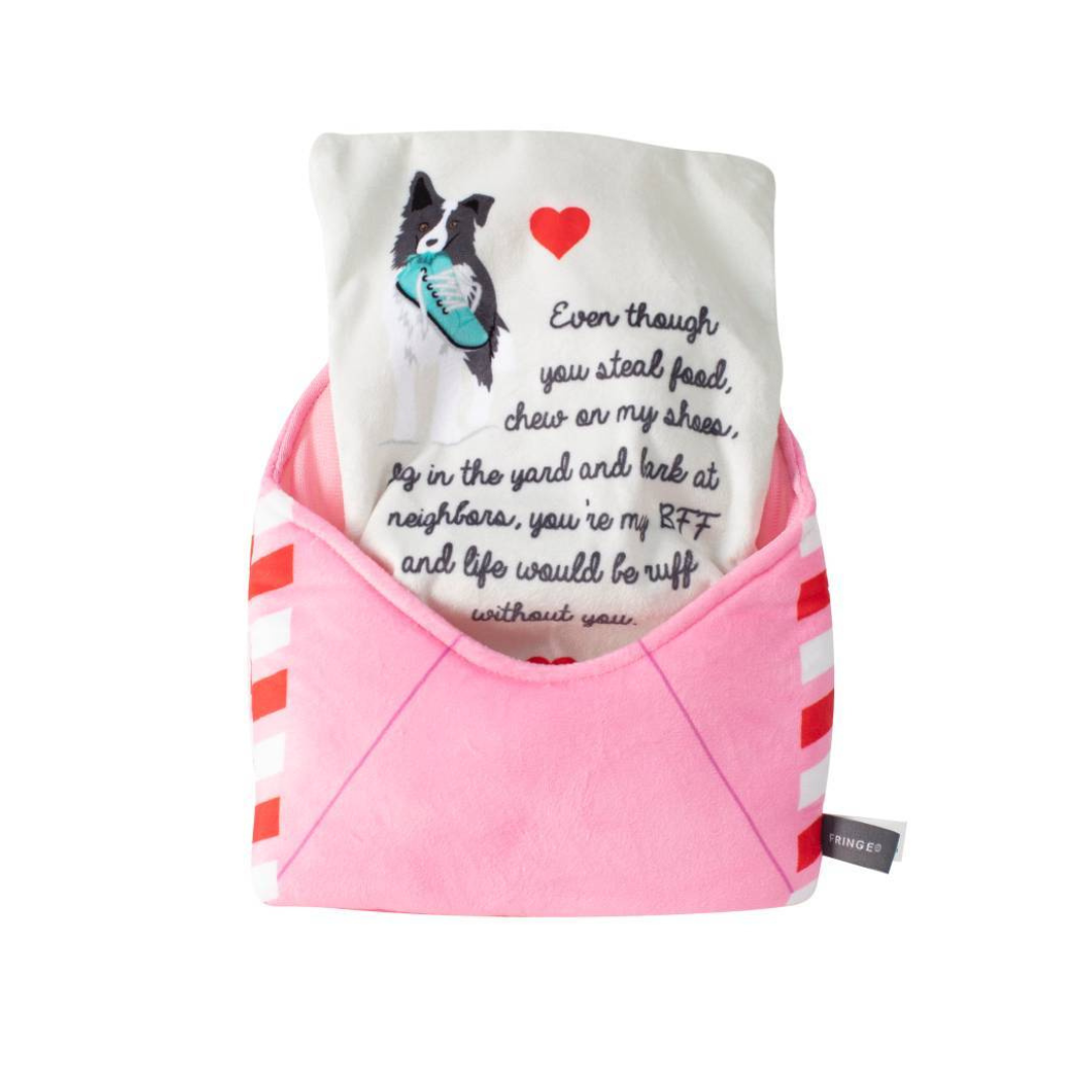 Coco & Pud Just Write For Me plush Dog Toy - Fringe Studio