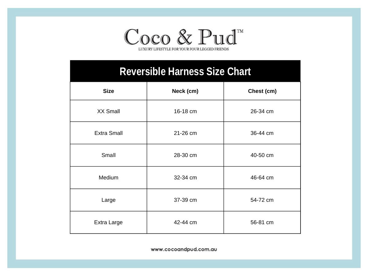 Coco & Pud Le Jardin Reversible Dog Harness