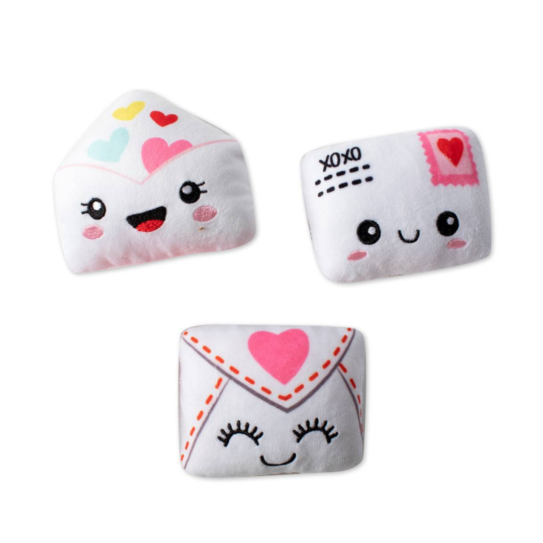 Coco & Pud Sealed With A Kiss Mini Dog Toys - Set of 3 - Fringe Studio