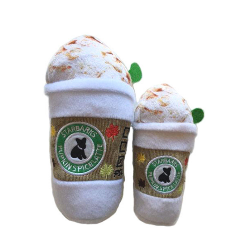 Starbarks Pupkin Spice Latte Dog Toy - Coco & Pud
