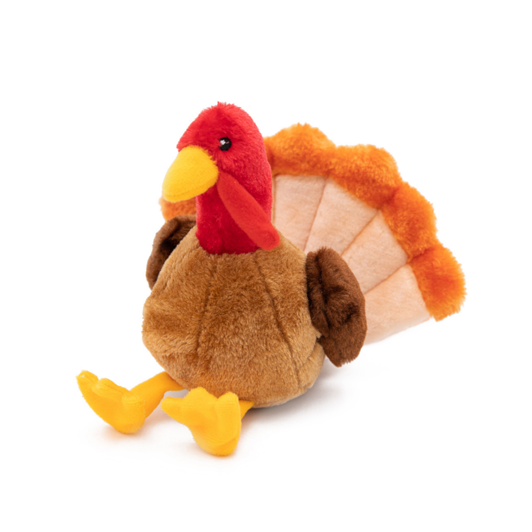 Zippy Paws Fall Harvest Tucker the Turkey Plush Dog Toy - Coco & Pud