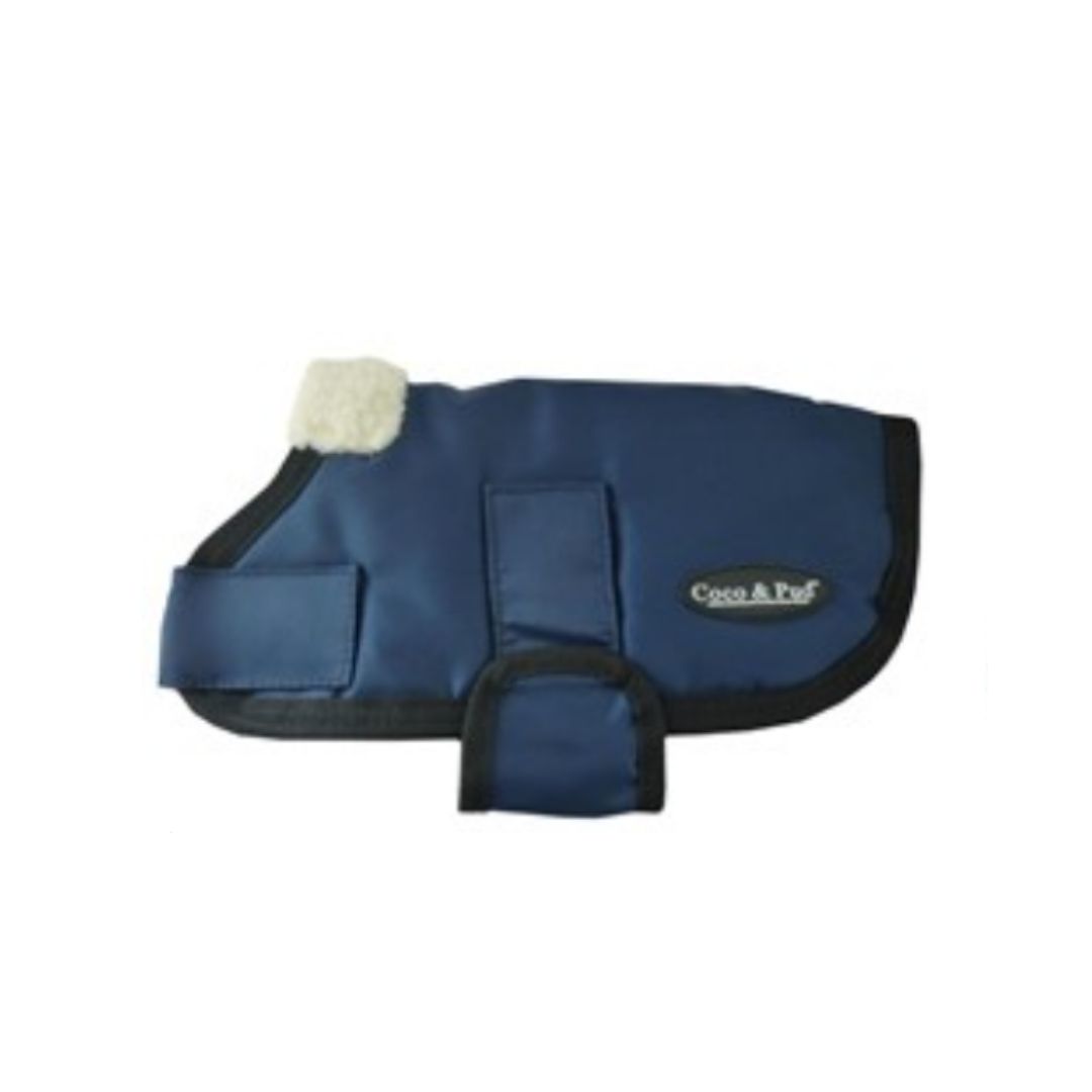 Waterproof Dog Coat 3008-B Navy (For Big Dogs) - Coco & Pud