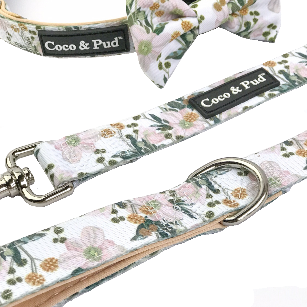 Coco & Pud Windflower Reversible Dog lead/ Leash - Coco & Pud